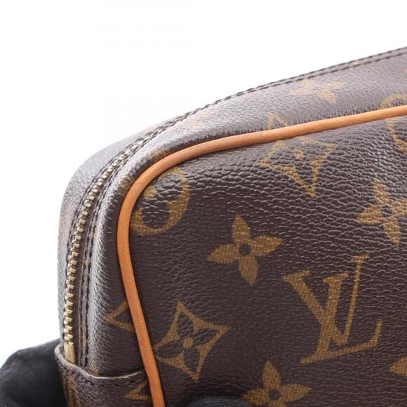 LOUIS VUITTON Brown Monogram Leather Shoulder Bag - Picture 10 of 12